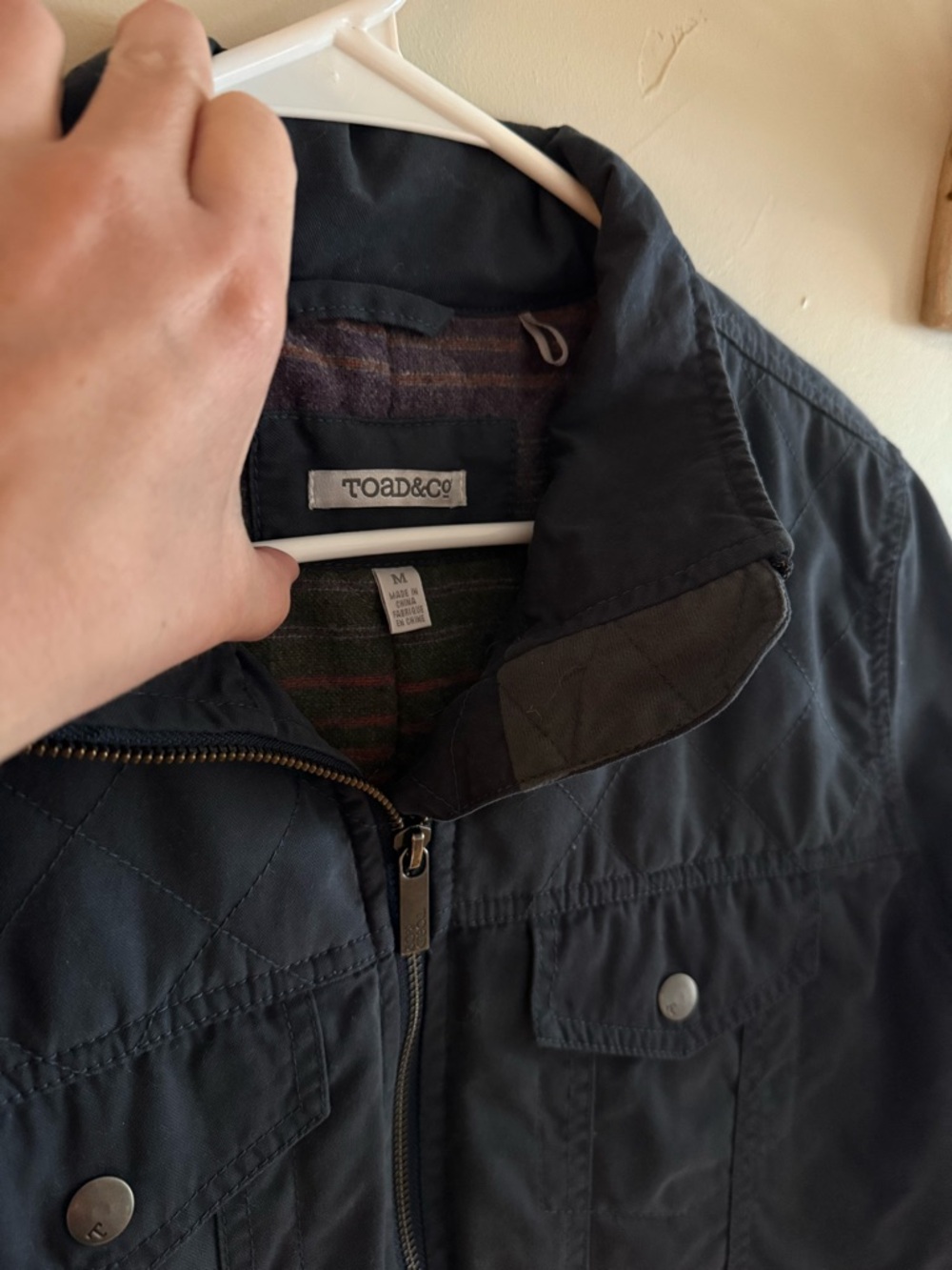 Toad&Co Women’s Navy Lightweight Zip Jacket - Picture 3 of 3